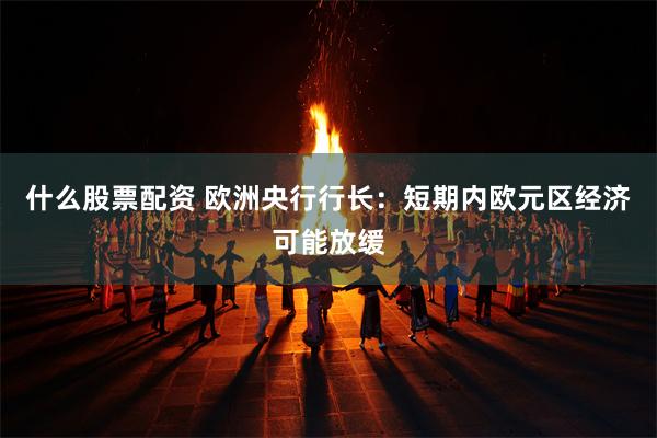 什么股票配资 欧洲央行行长：短期内欧元区经济可能放缓